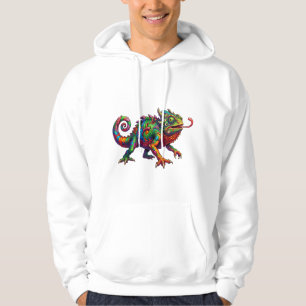 Veste À Capuche Explosion de Caméléon Prismatique