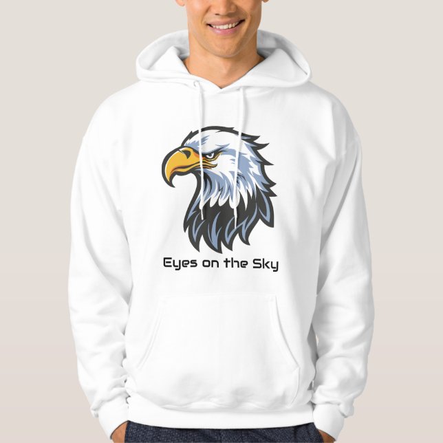 Veste À Capuche Eyes on the Sky” Eagle Hoodie (Devant)