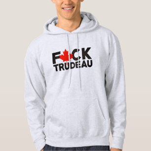 Veste À Capuche F Trudeau drôle camionneurs canadiens anti Justin