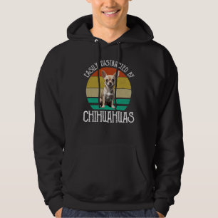 Veste À Capuche Facilement Distrait Par Les Chihuahuas