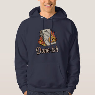 Veste À Capuche Fait-ish Humeur d'épuisement mental