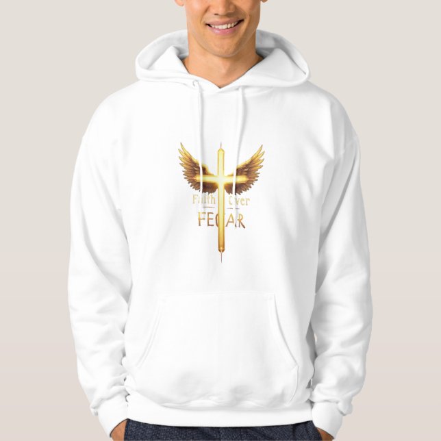 Veste À Capuche "Faith, Hope & Love - Christian InspirationT-Shirt (Devant)