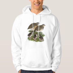 Veste À Capuche Famille de Cailles Coturnix