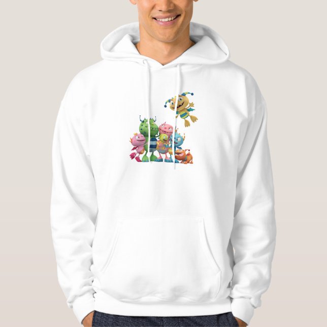 Veste À Capuche Famille Hugglemonster (Devant)