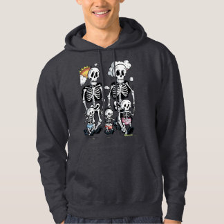 Veste À Capuche famille squelette