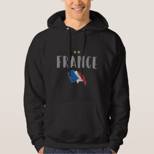 Veste À Capuche Fan de football France Chemise Française