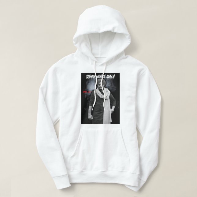 Veste À Capuche Fan de Sidhu Punjabi Cinema Moose (Design devant)