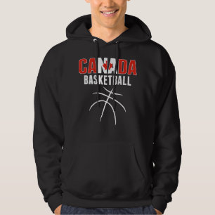 Veste À Capuche Fans de basket-ball du Canada Jersey Drapeau canad