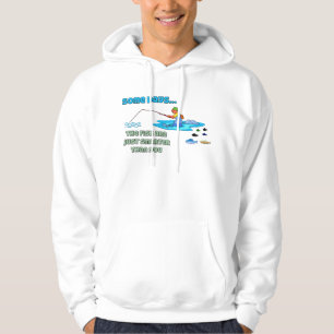Veste À Capuche Fantaisie Pêche Chemise Pêche Humour Les poissons