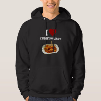 Veste À Capuche Fast Food Curry Graphic Classic I Love Currywurst