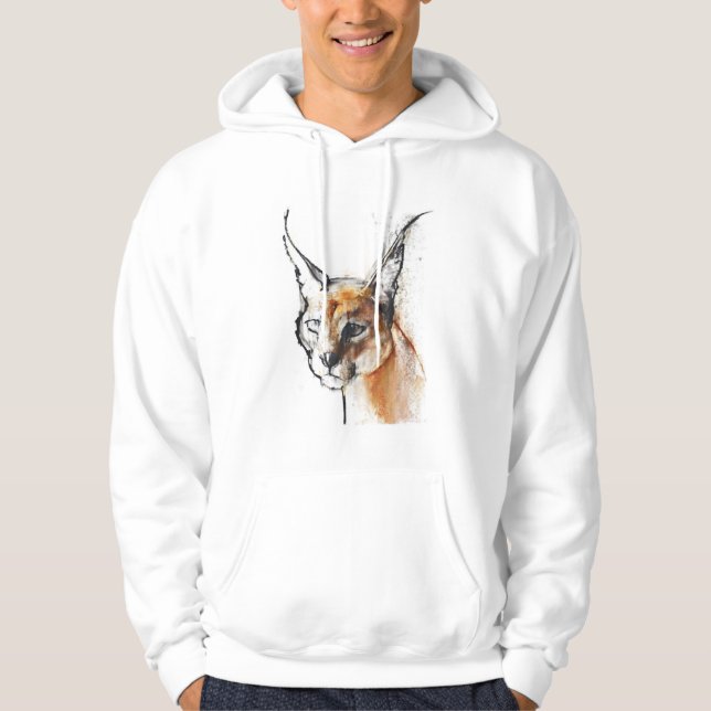 Veste À Capuche Félin (Devant)