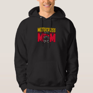 Veste À Capuche Femme Motocross Maman Messy Bun Dirt Bike Rider