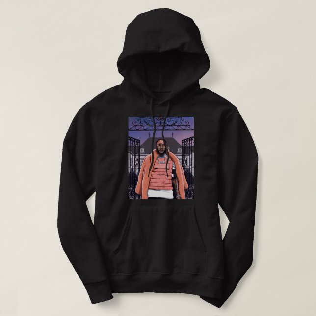 Veste À Capuche Femmes Hommes 2Chainz Hip hop de la côte ouest (Design devant)