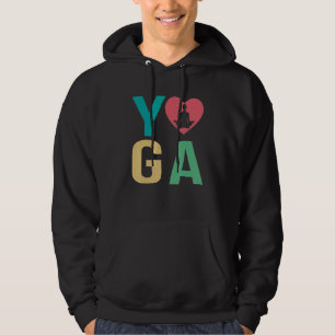 Veste À Capuche Femmes I Love Yoga Kundalini Ashtanga Hatha Asanas