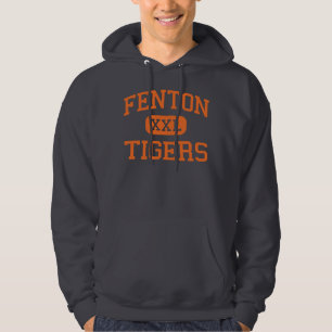 Veste À Capuche Fenton - tigres - lycée - Fenton Michigan