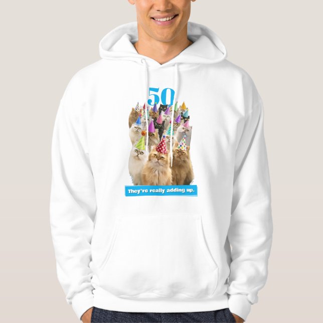 Veste À Capuche Fête de chats (Devant)