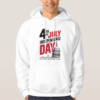 Veste À Capuche Fête de l'Indépendance du 4 juillet 250e anniversa