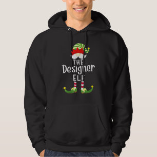 Veste À Capuche Fête de Pyjama de Noël du Groupe de Lutins de Desi