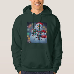 Veste À Capuche Fête du joyeux bonhomme de neige