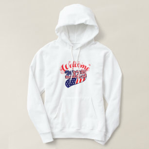 Veste À Capuche Fêtez 2025 avec les graphismes de fête à thème aux