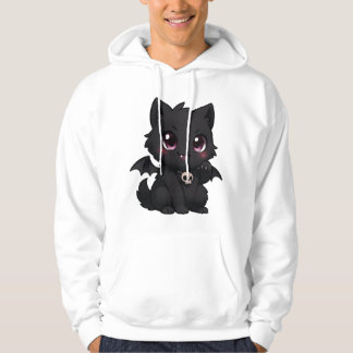 Veste À Capuche - "Feu de Chat Chauve-Souris"