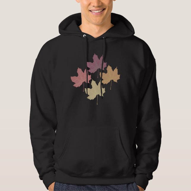 VESTE À CAPUCHE FEUILLES MAPLE (Devant)