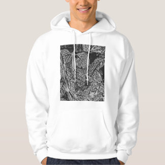 Veste À Capuche Feuilles noires