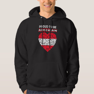 Veste À Capuche Fier D'Être Autrichien J'Aime Autriche Drapeau Aut
