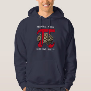 Veste À Capuche FIER D'ÊTRE UN Pi Jour DE CERVEAU PI