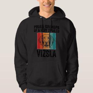 Veste À Capuche Fier grand-père Vizsla conception vintage amateur
