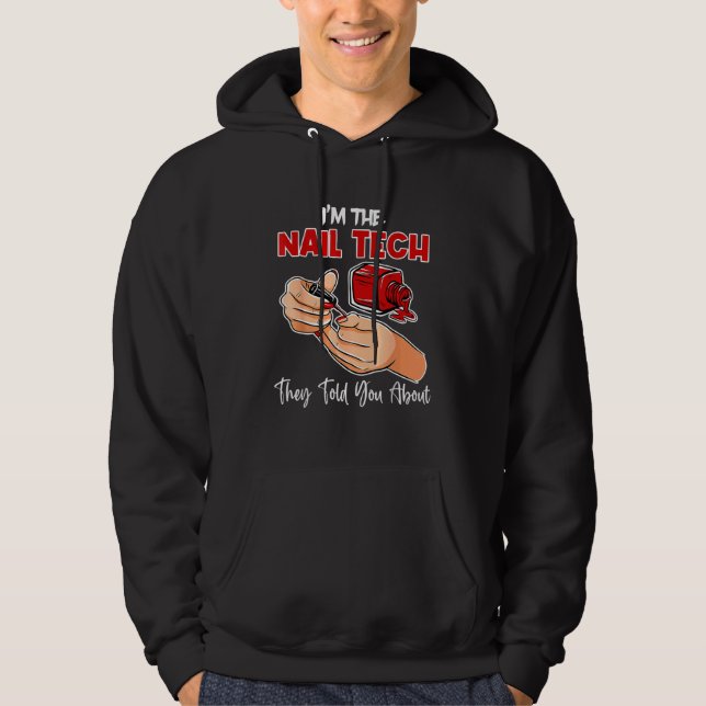 Veste À Capuche Fier Nails Tech Femmes Hommes (Devant)