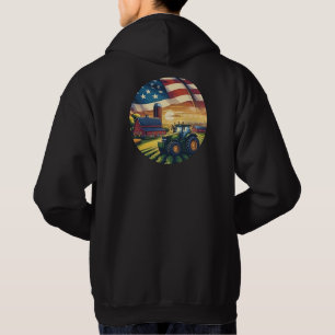 Veste À Capuche Fier orgueilleux cultivateur américain 