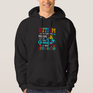 Veste À Capuche Fière autisme grand-père Puzzle Sensibilisation su