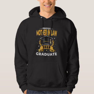 Veste À Capuche Fière belle-mère d'une classe de 2025 Gr Graduate
