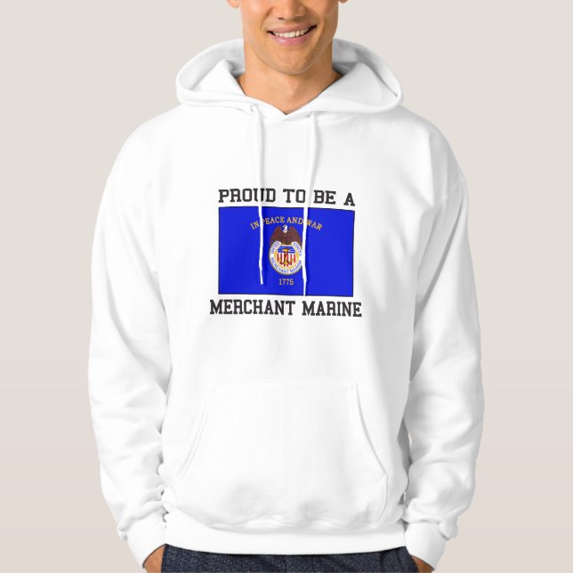 Veste À Capuche Fière marine marchande (Devant)