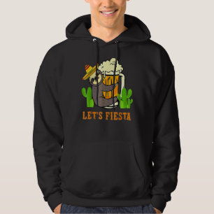 Veste À Capuche Fiesta Sloth Bière Boire Cinco De Mayo Mex