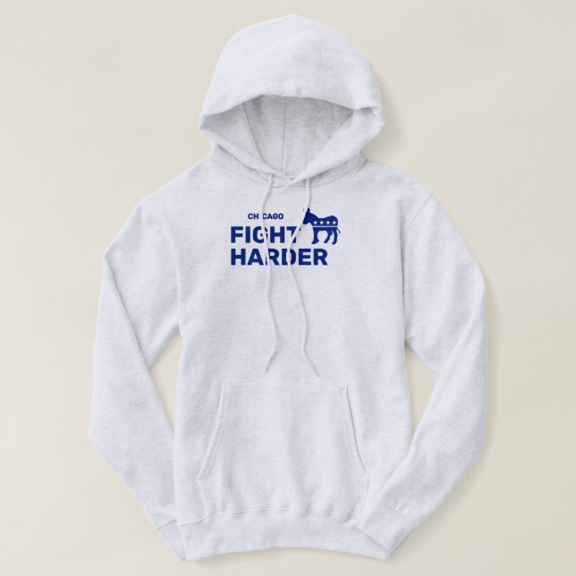 Veste À Capuche Fight Harder™ Hoodie (Customize It!) (Design devant)