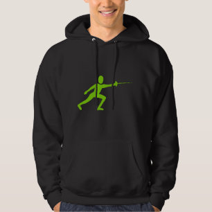 Veste À Capuche Figure de clôture - Martian Green