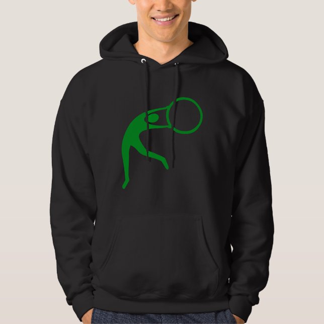Veste À Capuche Figure de gymnastique rythmique - Vert herbe (Devant)
