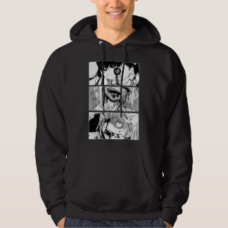 Veste À Capuche Fille d'anime d'horreur esthétique japonaise Otaku