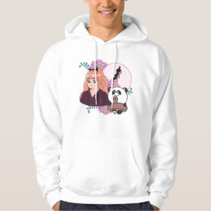 Veste À Capuche Fille de manga et panda avec prothèse de jambe