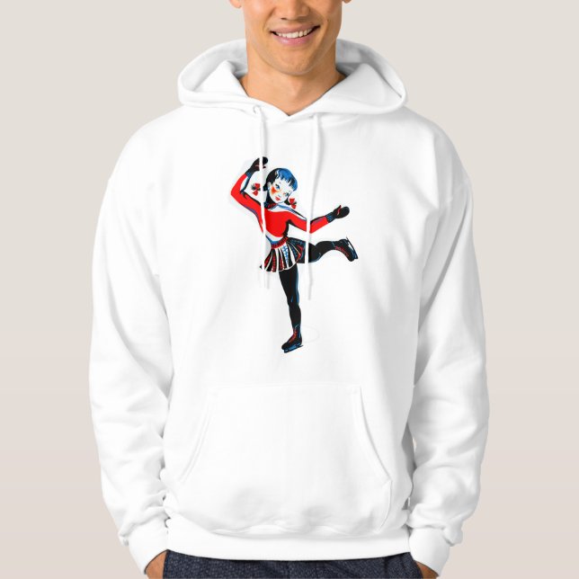 Veste À Capuche Fille de patinage hivernal (Devant)
