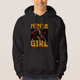 Veste À Capuche Fille Ninja guerrière drôle