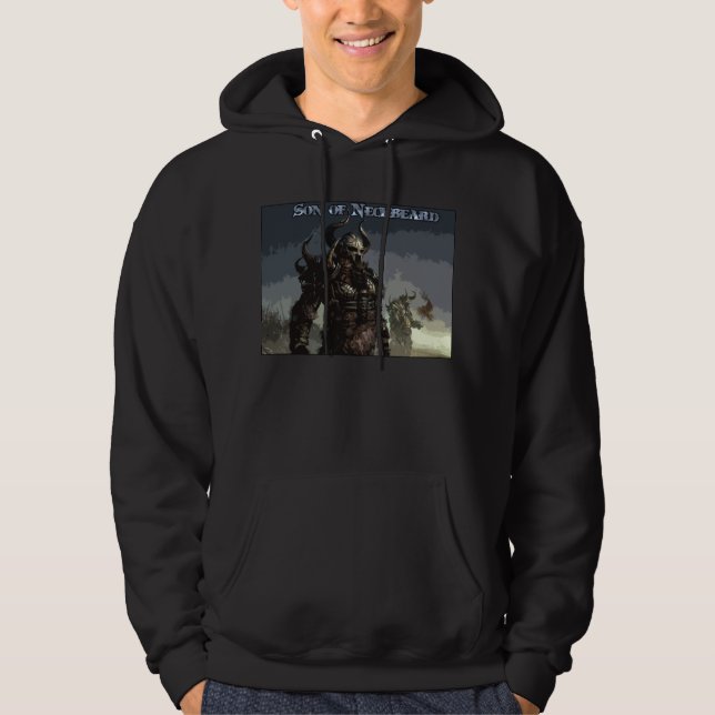 Veste À Capuche Fils de chemise de Neckbeard/Viking (Devant)