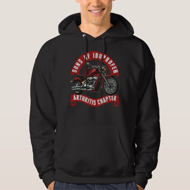 Veste À Capuche fils de T-shirt de chapitre d'ibuprofène (Devant)