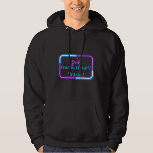 Veste À Capuche Fini ? Jamais ! - Retro Neon Gaming