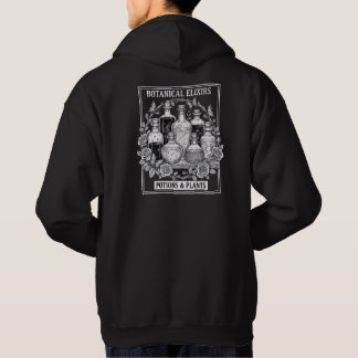 Veste À Capuche Flacons de Potion d'Élixirs Botaniques Graphique