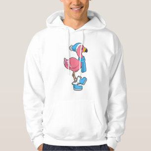 Veste À Capuche Flamant rose avec Ecarf & Casquette