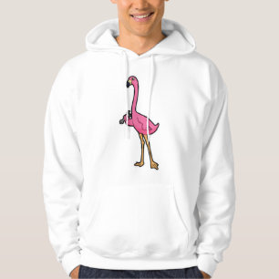 Veste À Capuche Flamant rose mécanique avec clé
