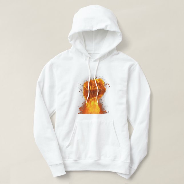 Veste À Capuche Flame Fist (Design devant)